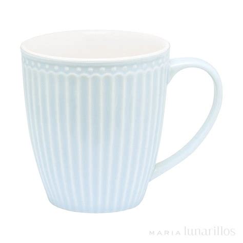 Taza de cerámica con asa Mug Alice Pale Blue GreenGate Mugs Blue