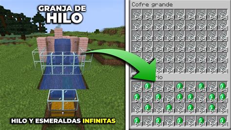 Cómo Hacer una Granja de HILO para Minecraft 1 21 Java YouTube