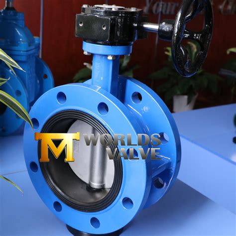 Handle Worm Gear Operate Flange Butterfly Valve ANSI 150lb API609