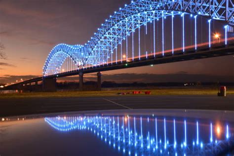 50 Memphis Tennessee Bridge Tennessee Night Stock Photos Pictures