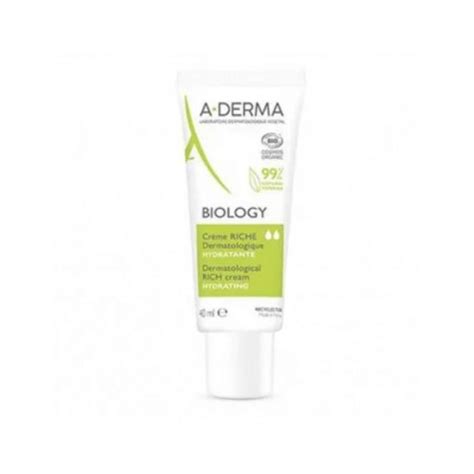 Aderma Crème riche dermatologique hydratante 40 ml