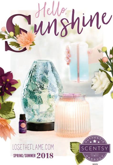 Scentsy Spring Summer Catalog 2018 Scentsy Lose The Flame Scentsy