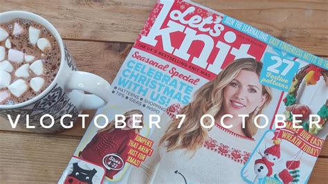 Vlogtober Episode 5 Let S Knit Cover Sweater YouTube