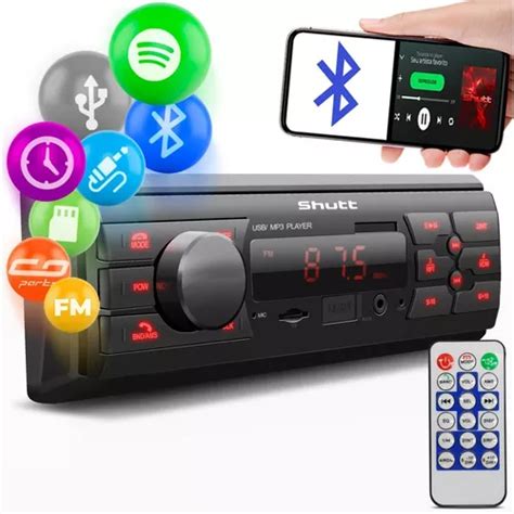 Mp Player Automotivo Montana Shutt Usb Din Sd R Dio Fm P Frete Gr Tis