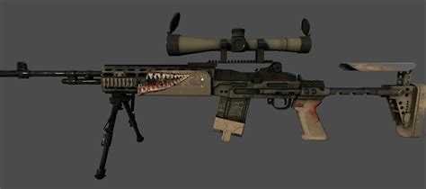 [m21] EBR Sniper Rifle — polycount