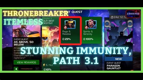 Mcoc Eq Stunning Immunity Path As Above So Below Tb Item