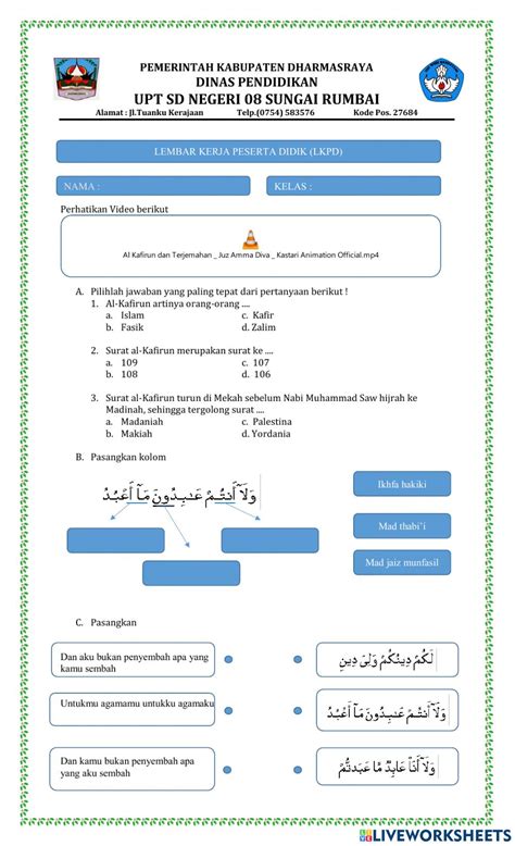 Detail Surat Al Kafirun Terjemahan Koleksi Nomer 21