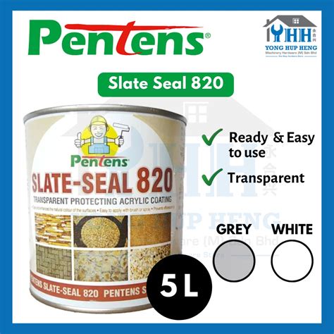 Lt Pentens Slate Seal Transparent Acrylic Coating Lt Shopee