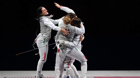 Olimpiadi Tokyo Scherma Il Fioretto Femminile Vince La Medaglia Di