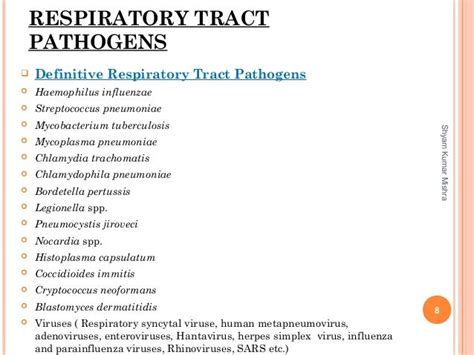 Laboratory Diagnosis Of Lower Respiratory Tract Infection Including T