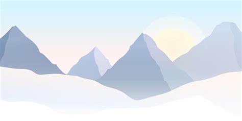 Snow Mountain Vector Art, Icons, and Graphics for Free Download