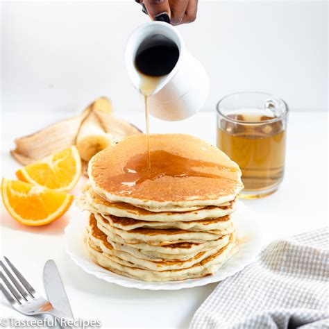 Homemade Buttermilk Pancake Recipe - Tasteeful Recipes