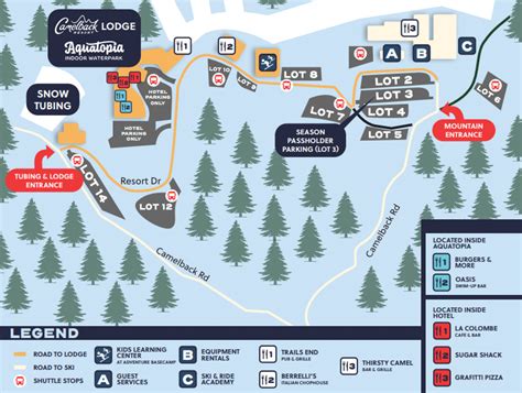 Camelbeach Mountain Waterpark Map And Brochure