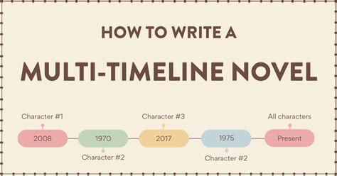 3 Ways To Write Your Multi Timeline Novel Bookfox