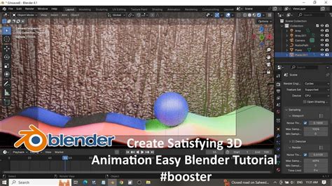 Create Satisfying 3D Animation Easy Blender Tutorial Booster YouTube