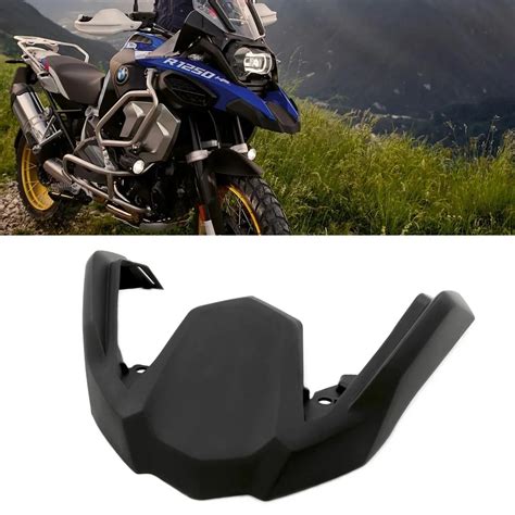 Front Wheel Fender Beak Lip Extension Cowl Nose Cone Cover Black For Bmw R1200gs R 1200 Gs Adv