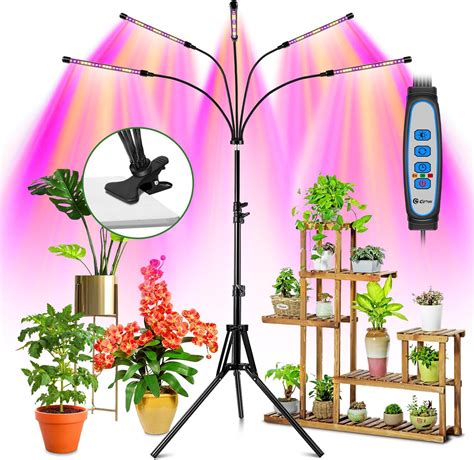 Wolezek Lampes de croissance pour plantes d intérieur lumières LED à