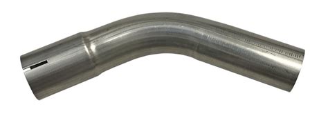 Jetex Exhausts Ltd 45 Degree Bend 1 75 Inch Stainless Steel CLR 100mm