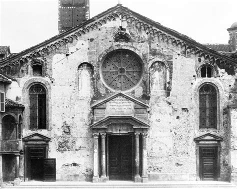 Il Restauro Della Facciata Della Basilica Museo Di Sant Eustorgio