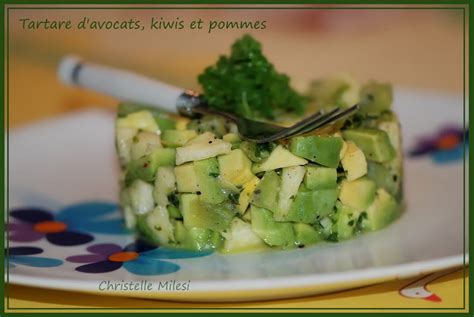 Recette De Tartare D Avocats Kiwis Et Pommes La Recette Facile