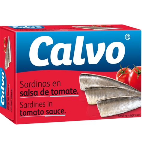 CALVO Sardynki W Sosie Pomidorowym 120g Pakomarket