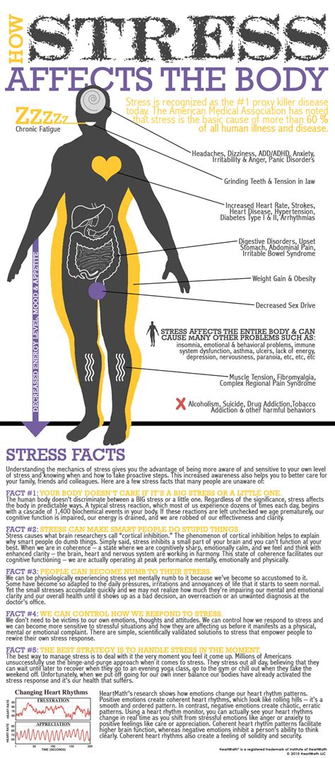 How Stress Affects The Body Infographic Infographics Pinterest