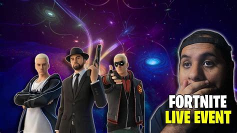 Fortnite Live Event Reaction Eminem Concert Youtube