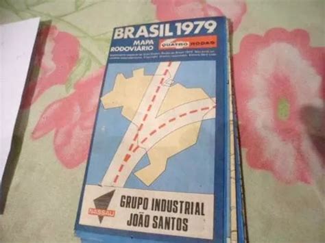 Mapa Rodoviario Do Brasil Super Antigo Da Revista Venda Em Santo