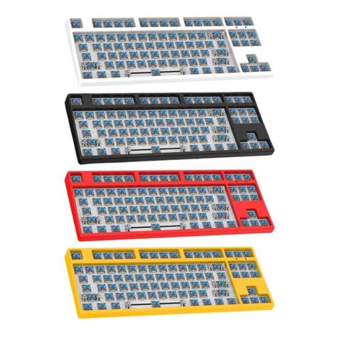 KIT CLAVIER MÉCANIQUE filaire à faire soi même avec commutateur bleu