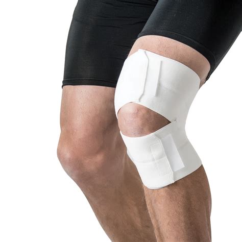 Swede O Elastic Knee Wrap Brace White Size Walmart