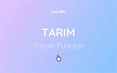 Tar M Taban Puanlar Tyt Gencizbiz