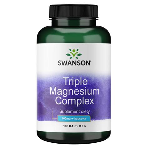 Magnez Triple Magnesium Complex Mg K Swanson Allegro Pl