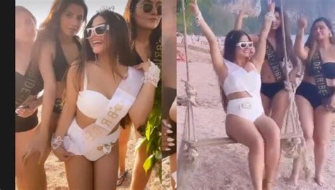 Krishna Mukherjee Shares Unseen Video From Bachelorette Dons Bikini As