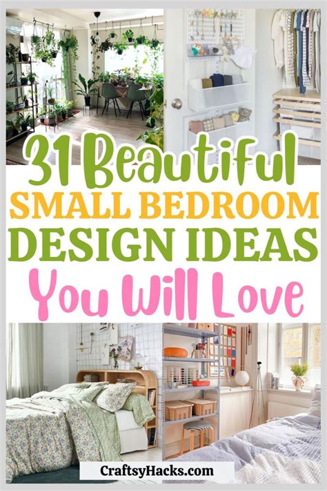 31 Smart Small Bedroom Design Ideas - Craftsy Hacks