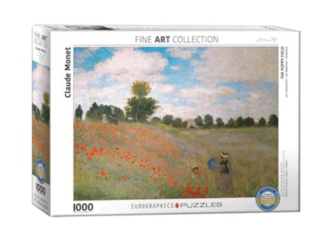 El Campo De Amapolas Claude Monet 1000 Piezas Puzzleshop