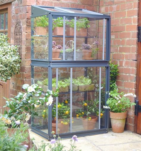 X Access City Growhouse Mini Greenhouse In Anthracite Grey Mini