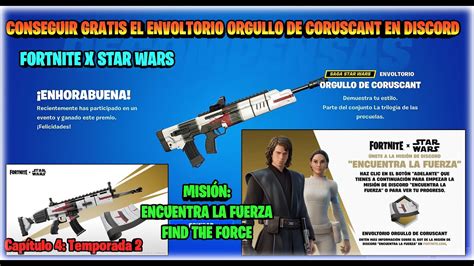 Fortnite C Mo Conseguir Gratis El Envoltorio Orgullo De Coruscant En