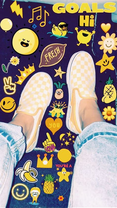 Vsco Ellashatov Yellow Aesthetic Emoji Vsco Vans Hd Phone