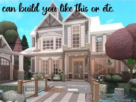 Build You A Bloxburg Speedbuild House Cafe Etc From Youtube By Alteyaaa Fiverr