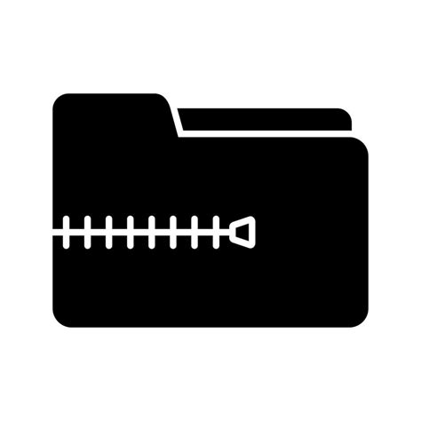 Zip File Vector Icon 17538932 Vector Art At Vecteezy