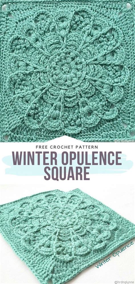 Inspiring Floral Squares Free Crochet Patterns Crochet Granny