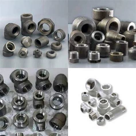 Round Asme 1611 Low Temperature Carbon Steel Forged Fittings For Oil And Gas Industry Material