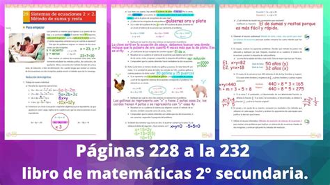 P Ginas A La Libro De Matem Ticas Secundaria Youtube