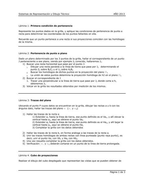 Guía para desarrollo de láminas Dibujo Tecnico y Técnicas de