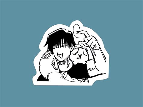 Toji Fushiguro Manga Panel Sticker Jujutsu Kaisen - Etsy