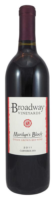 Broadway Vineyards Marilyn S Block Broadway Vineyards Wines Paso