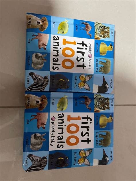 First 100 Animals Priddy Books Hobbies And Toys Books And Magazines