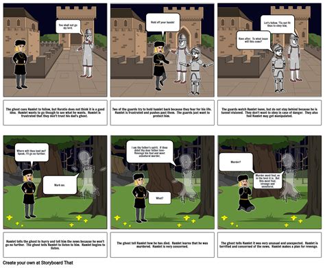 Hamlet Act Storyboard Por Braiden