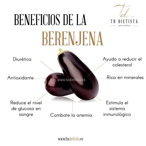 Beneficios De La Berenjena Tu Dietista Sara Suárez