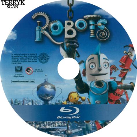 Robots Blu-Ray DVD Label (2005)